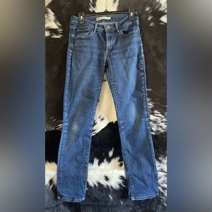 Levi’s mid rise skinny jeans